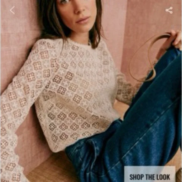 Sezane lova blouse - Picture 2 of 6